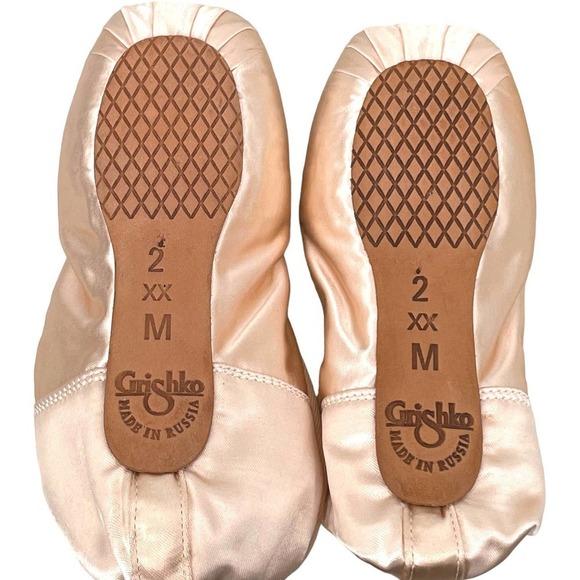 Grishko Elite European Pink Medium Shank Ballet Pointe Shoes 2.0 2X MS - Picture 4 of 7